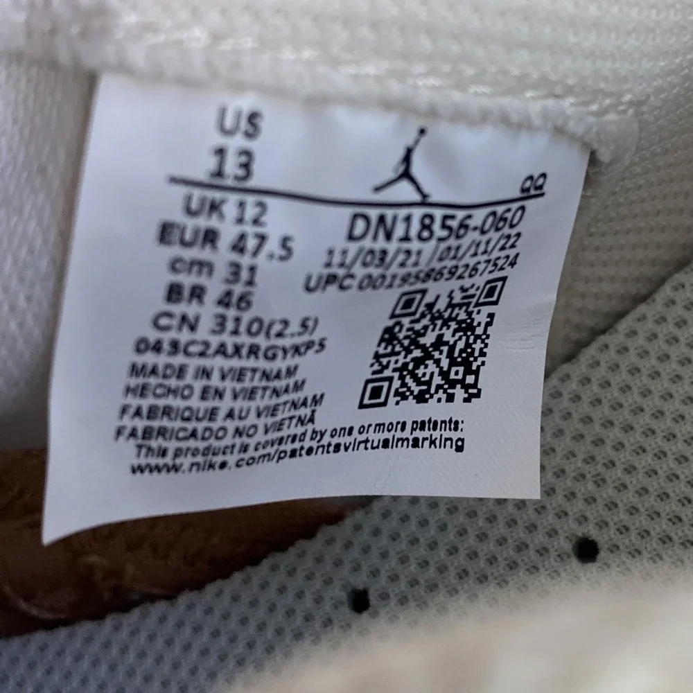Nike Jordan Series ES Shoes Mens Size 13 Tan White Casual Sneakers NEW